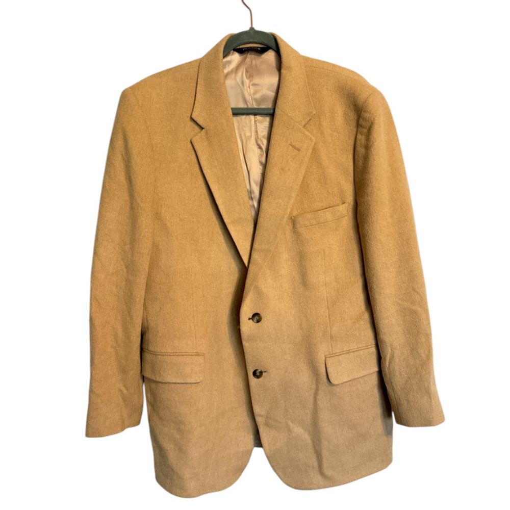 Jos. A. Bank Blazer 46R Camel Hair 2 Button Jacket